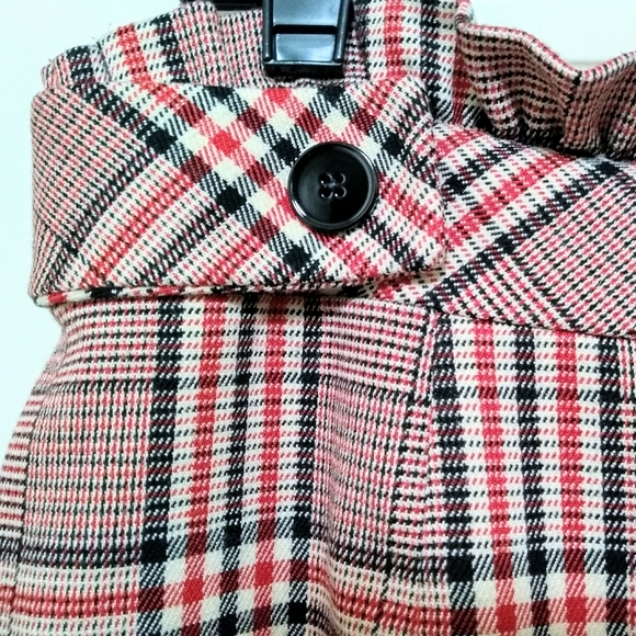 Plaid Pattern Ruffle Top Skirt - Picture 1 of 16